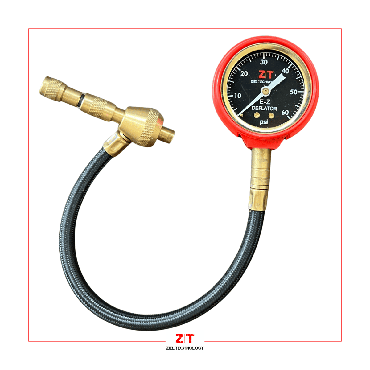 Desinflador y Medidor de Presión de Neumáticos 60 PSI