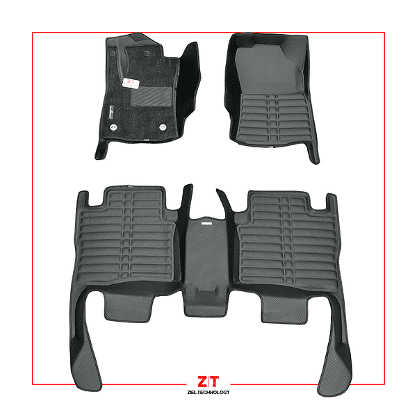 Toyota SW4 5 & 7 Asientos (1ra y 2da Fila) - Cubre Alfombras